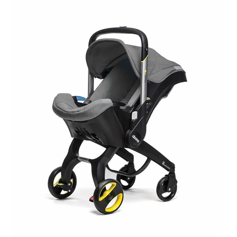 - Infant Car Seat With Base & Stroller, Grey/Storm