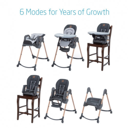 Minla 6-in-1 Adjustable High Chair