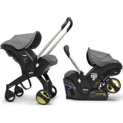 - Infant Car Seat With Base & Stroller, Grey/Storm