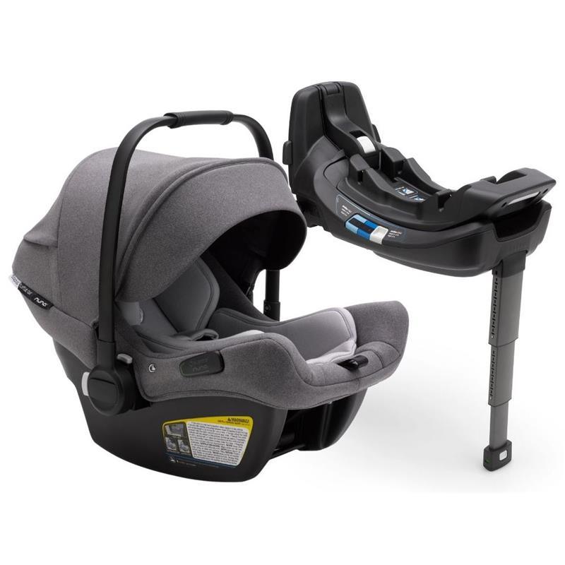 - Turtle Air by Nuna Infant Car Seat + Base, Grey Melange