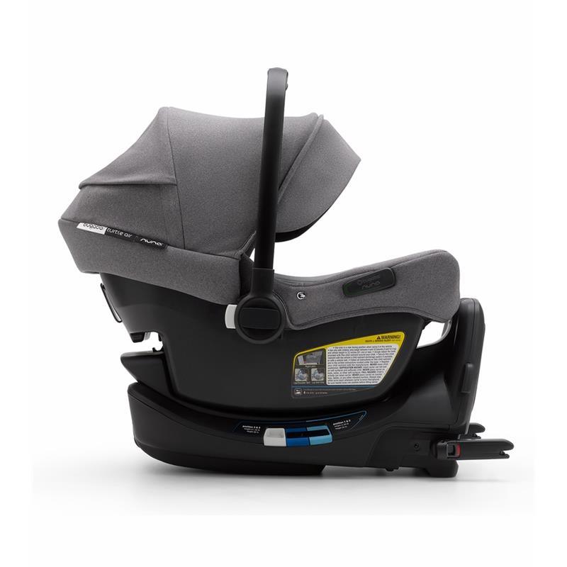 - Turtle Air by Nuna Infant Car Seat + Base, Grey Melange