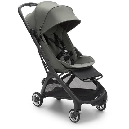 Butterfly Complete Compact Stroller, Black/Forest Green