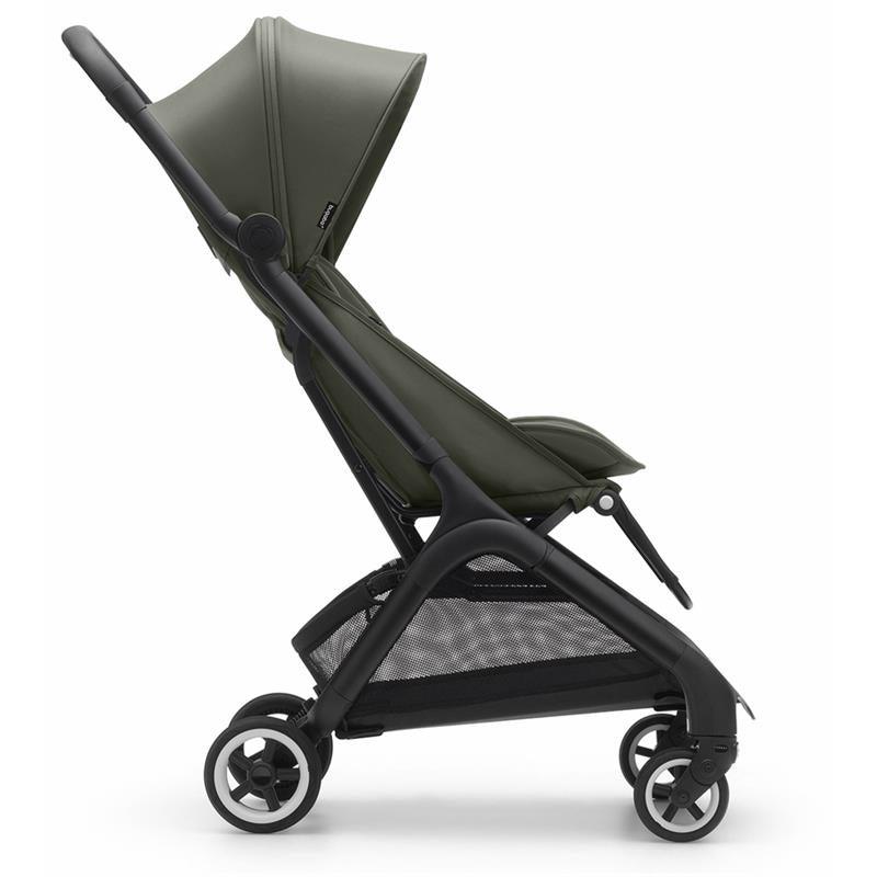 Butterfly Complete Compact Stroller, Black/Forest Green