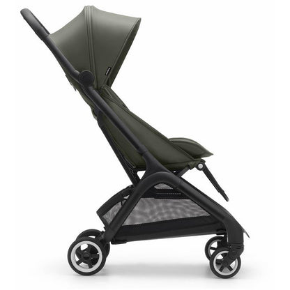 Butterfly Complete Compact Stroller, Black/Forest Green