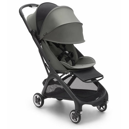 Butterfly Complete Compact Stroller, Black/Forest Green