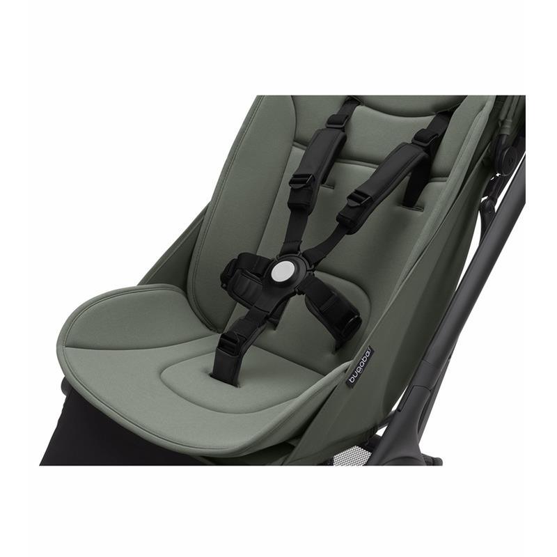 Butterfly Complete Compact Stroller, Black/Forest Green