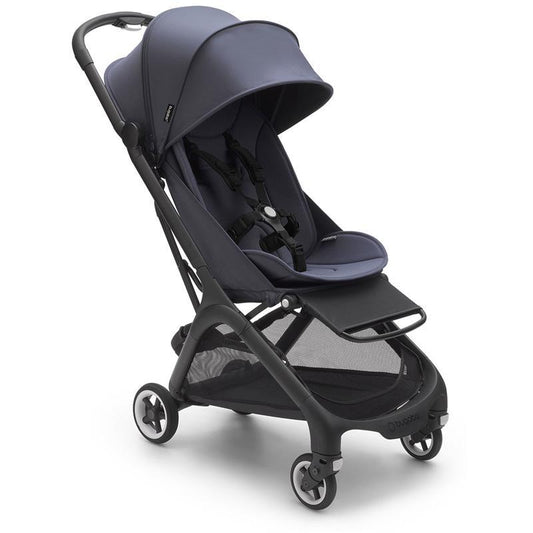 - Butterfly Complete Compact Stroller, Black/Stormy Blue