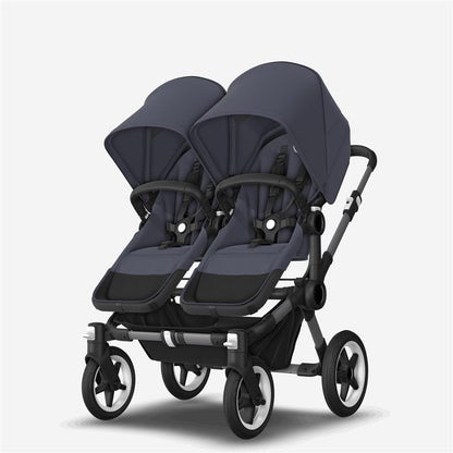 Donkey 5 Twin Complete Stroller - Stormy Blue | Graphite