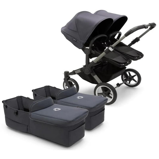 Donkey 5 Twin Complete Stroller - Stormy Blue | Graphite