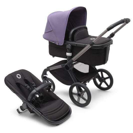 - Fox 5 Complete Stroller, Black/Midnight Black/Astro Purple