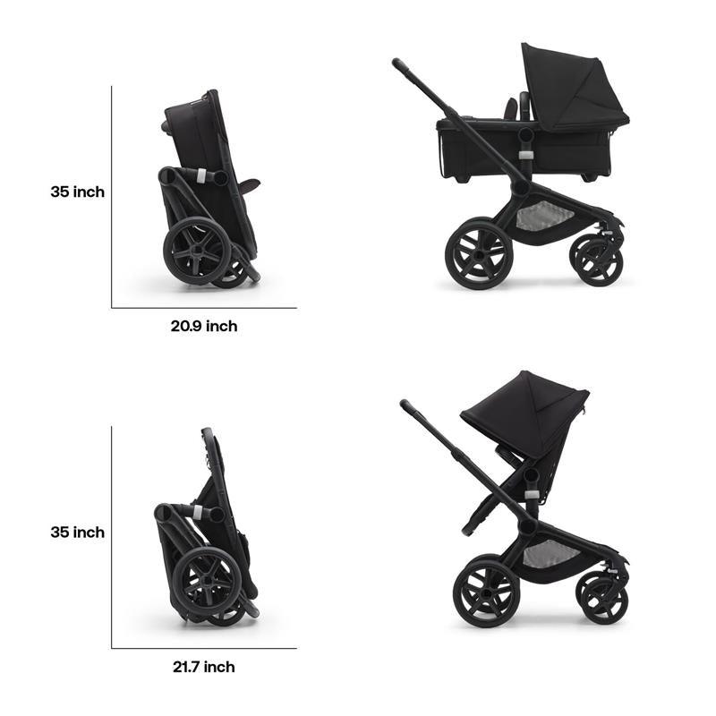 Fox 5 Complete Stroller, Black/Midnight Black