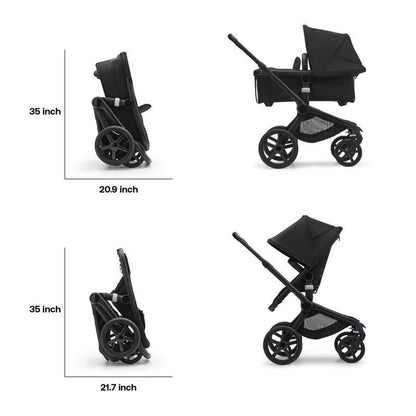 Fox 5 Complete Stroller, Black/Midnight Black