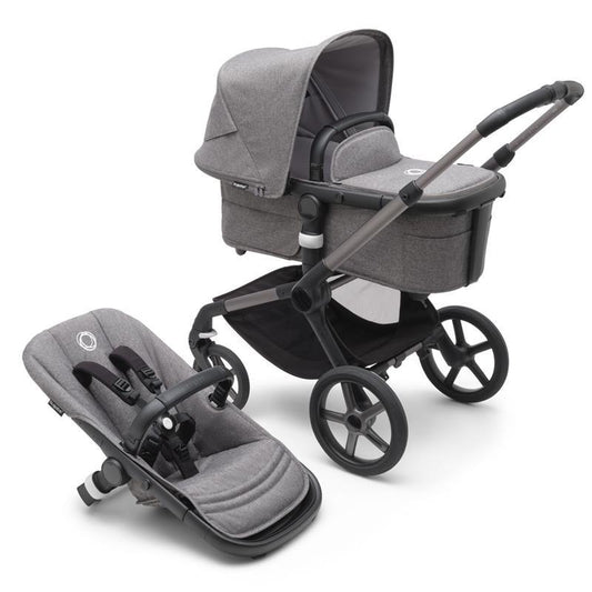 Fox 5 Complete Stroller, Graphite/Grey Melange