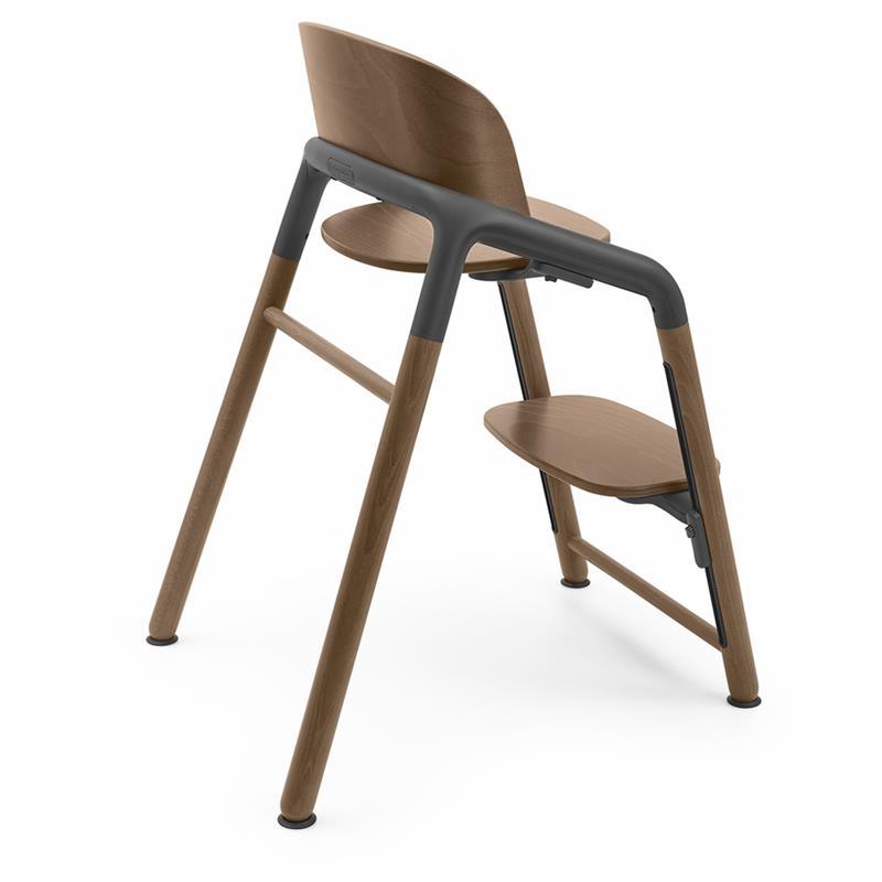 - Giraffe Complete High Chair, Warm Wood/Grey