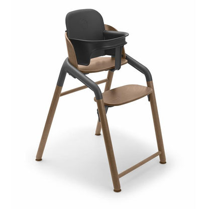 - Giraffe Complete High Chair, Warm Wood/Grey