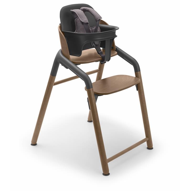 - Giraffe Complete High Chair, Warm Wood/Grey