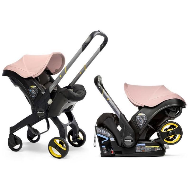- Infant Car Seat With Base & Stroller, Blush Pink