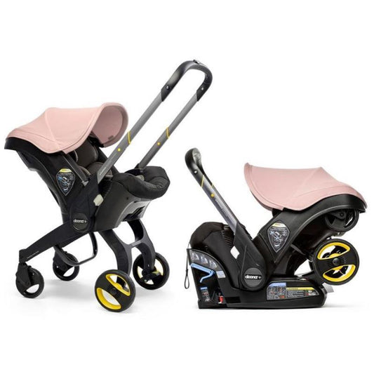 - Infant Car Seat With Base & Stroller, Blush Pink