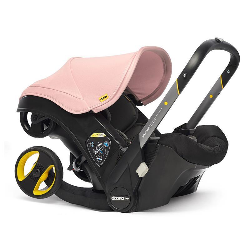 - Infant Car Seat With Base & Stroller, Blush Pink