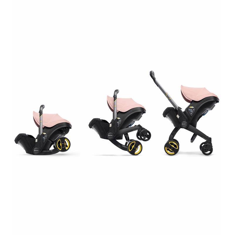 - Infant Car Seat With Base & Stroller, Blush Pink