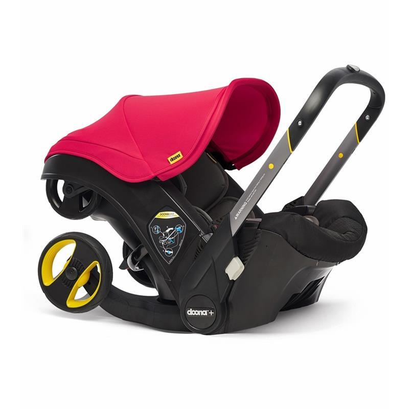 - Infant Car Seat With Base & Stroller, Flame Red