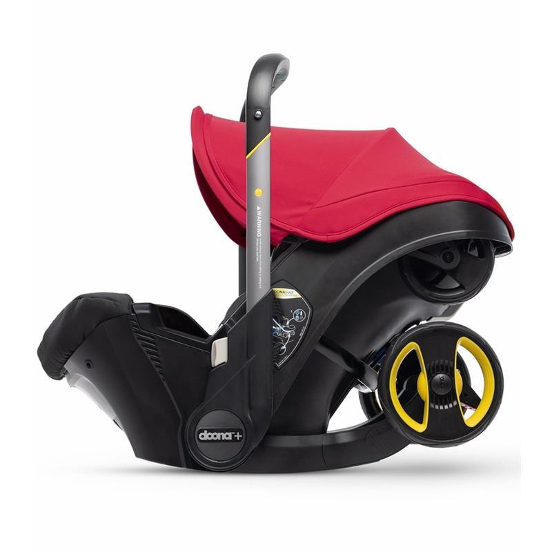- Infant Car Seat With Base & Stroller, Flame Red