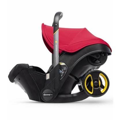 - Infant Car Seat With Base & Stroller, Flame Red