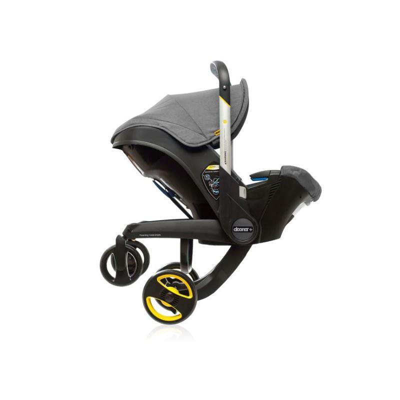 - Infant Car Seat With Base & Stroller, Grey Hound