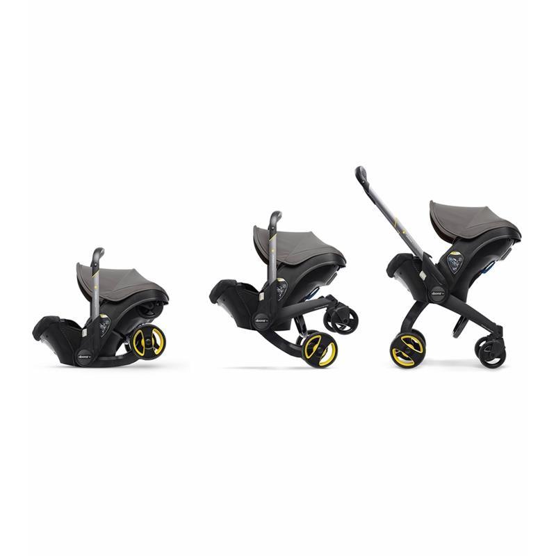 - Infant Car Seat With Base & Stroller, Grey Hound