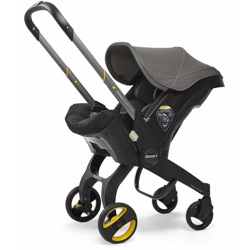 - Infant Car Seat With Base & Stroller, Grey Hound