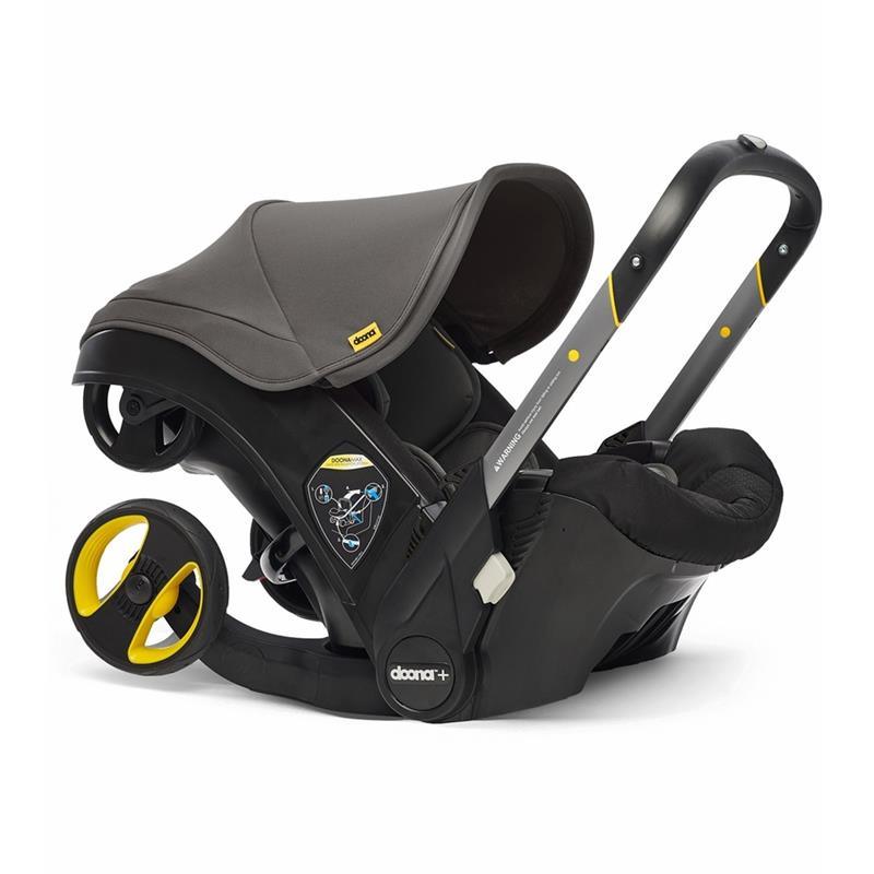 - Infant Car Seat With Base & Stroller, Grey Hound
