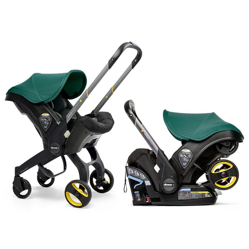 - Infant Car Seat With Base & Stroller, Racing Green