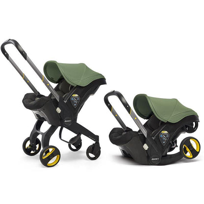 - Infant Car Seat With Base & Stroller, Desert Green