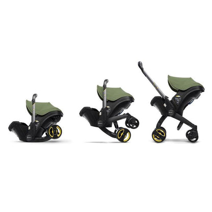 - Infant Car Seat With Base & Stroller, Desert Green