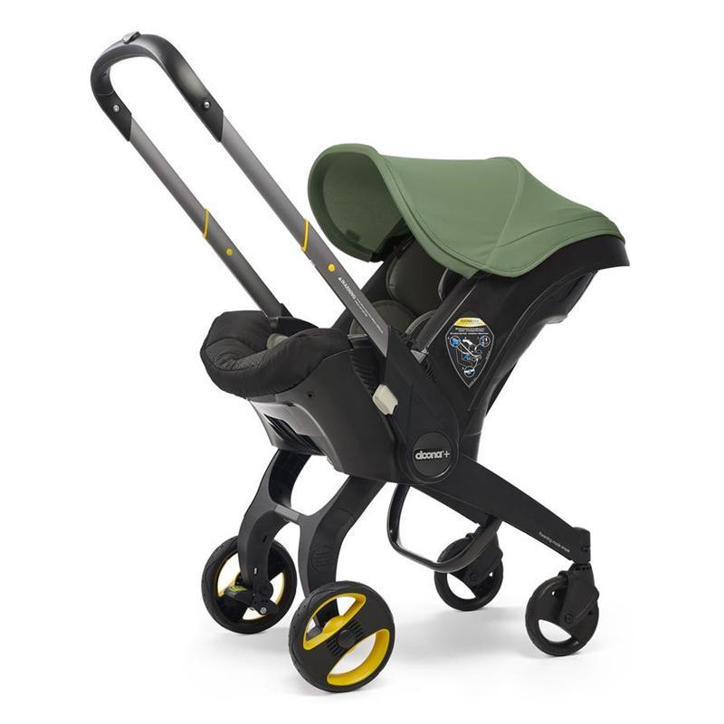 - Infant Car Seat With Base & Stroller, Desert Green