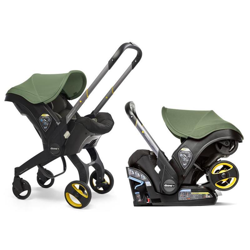 - Infant Car Seat With Base & Stroller, Desert Green