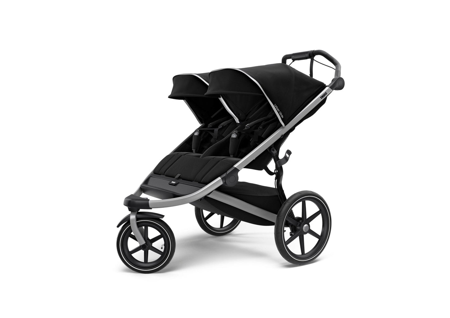 Double Urban Glide 2 Jogging Stroller, Black